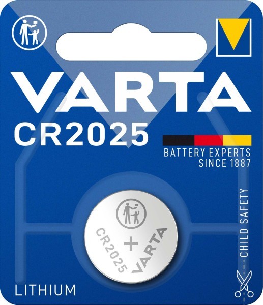 VARTA Electronics CR2025 Lithium  3 Volt Blister1