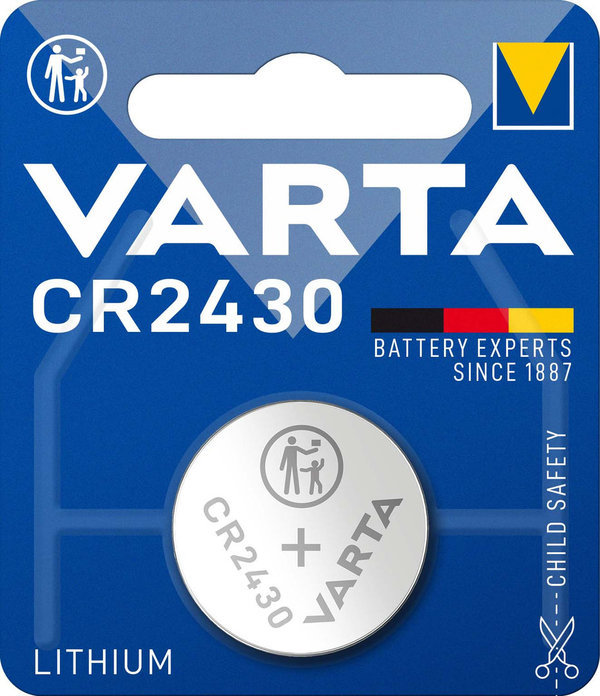 VARTA Electronics CR2430 Lithium 3 Volt Blister1
