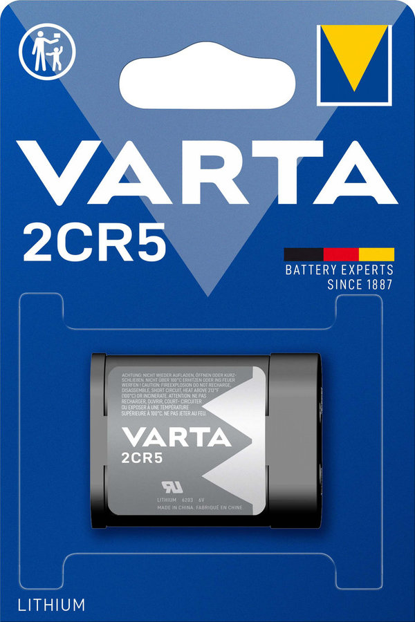 Varta 6203 Professional Lithium 2CR5 6,0 Volt (245)
